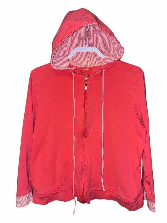 Tops - HOODED ZIP SWEATSHIRT PINK SZ M